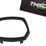 THNDR Koplamprand mat zwart voor Vespa Sprint