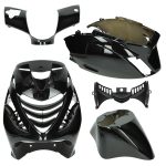 Kappenset Piaggio Zip SP Zwart glans