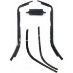 SIERLIJST SET VESPA SPRINT/PRIMAVERA GLANS ZWART