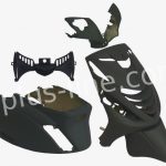PLAATSET PIAGGIO ZIP SP ARMY GREEN / MAT GROEN