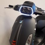 KOPLAMPRAND + LED LAMP SPRINT ZWART GLANS DMP