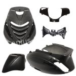 PLAATSET  PIAGGIO ZIP SP 5 DELIG CARBON