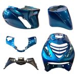 PLAATSET  OP PIAGGIO ZIP SP 5 ICE (CANDY) BLUE